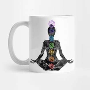 Meditating woman Mug